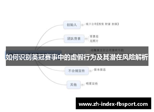 如何识别英冠赛事中的虚假行为及其潜在风险解析